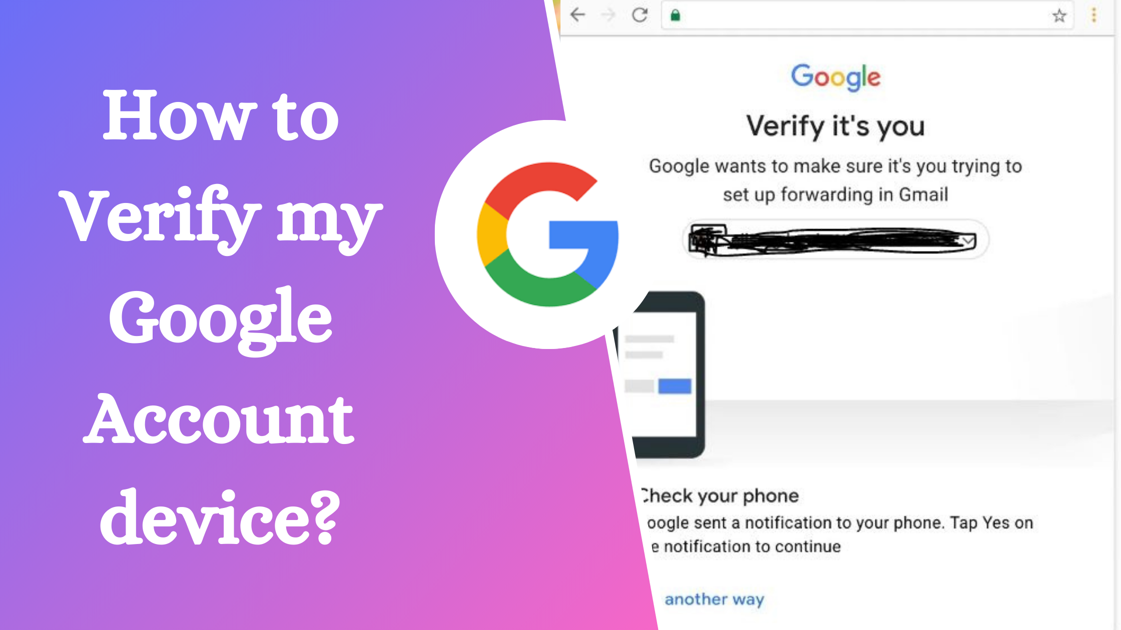 How to Verify my Google Account in Mobile device? 